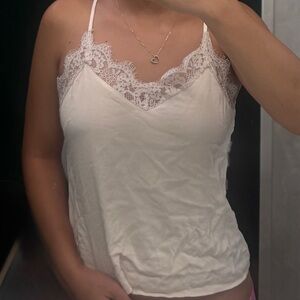 Lace Trim Cami Top